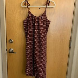 Madewell Tie Spaghetti Strap Dress Midi Length